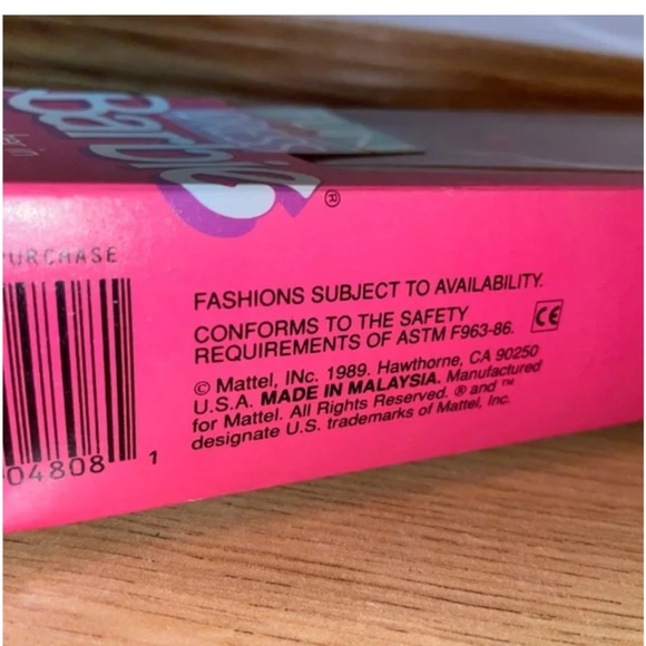 BARBIE - 1989 Vintage ‘Fun to Dress’ Doll - New MIB - Picture 7 of 11